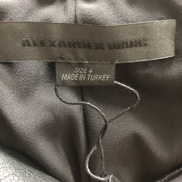 Alexander Wang cropped black leather pants - chic! - Picture 5 of 10